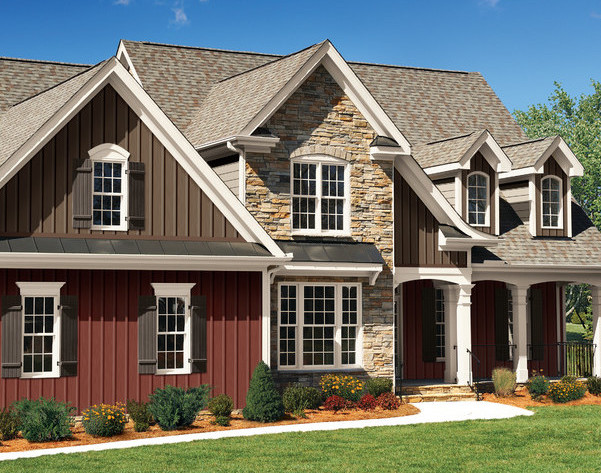 mastic-vinyl-siding-Exterior-Traditional-with-board-and-batten-covered-porch-dormer-windows-landscpaing-shingle