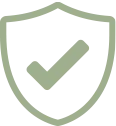 Shield and checkmark icon representing insurance claim assistance for asphalt roof replacement and storm damage claims.